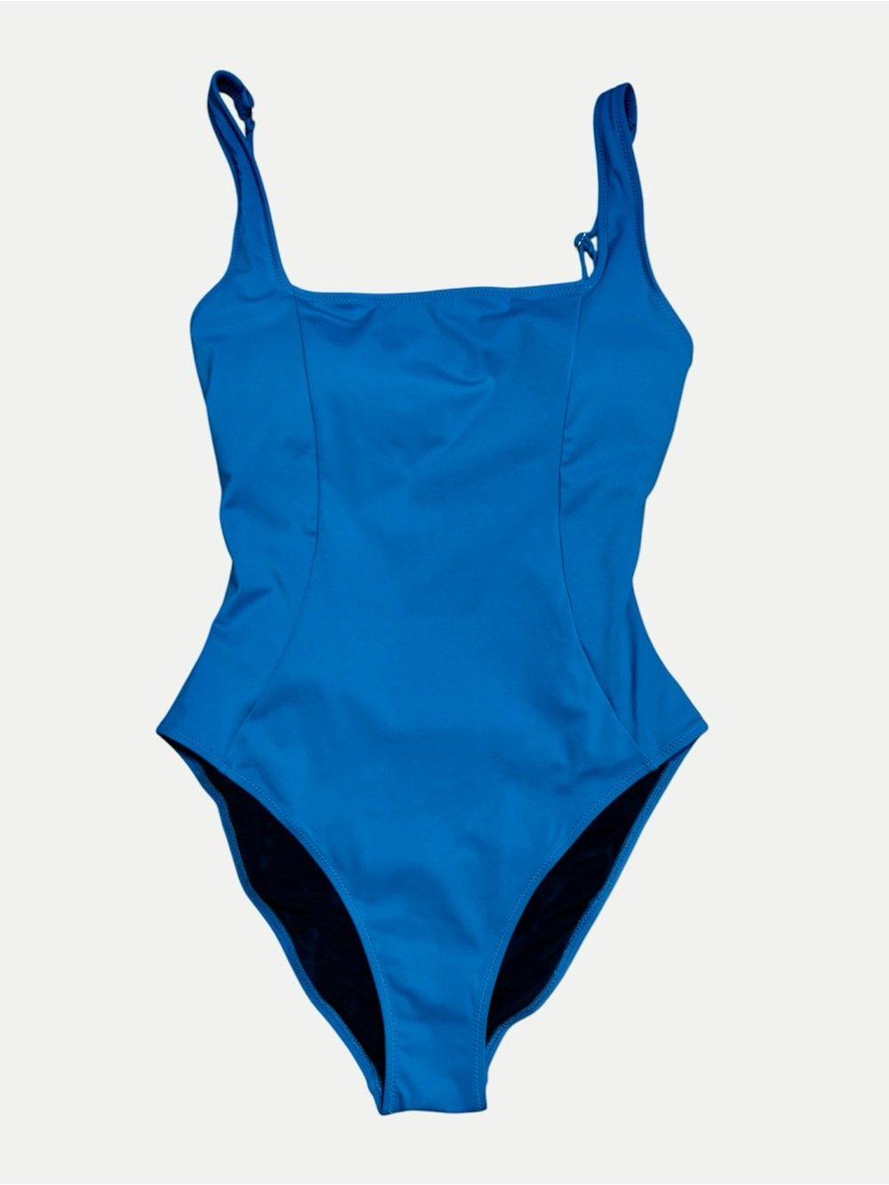 Berlook Square Neck Tummy Control One Piece Swimsuit NWT in Blue Sz XL